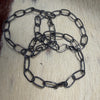 Handmade Oxidized Sterling Twist Chain Bracelet