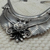 JW Toadlina 100g Immaculate Vintage Solid Sterling Silver Bib Necklace