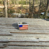Zuni American Flag Inlay Ring