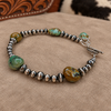 7" Hubei T-Clasp Bracelet with Native-Made Charm