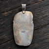 Larimar & Carnelian Statement Pendant by Jenn Curtis (Diné)