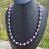 Pink Opal and Desert Pearls Necklace