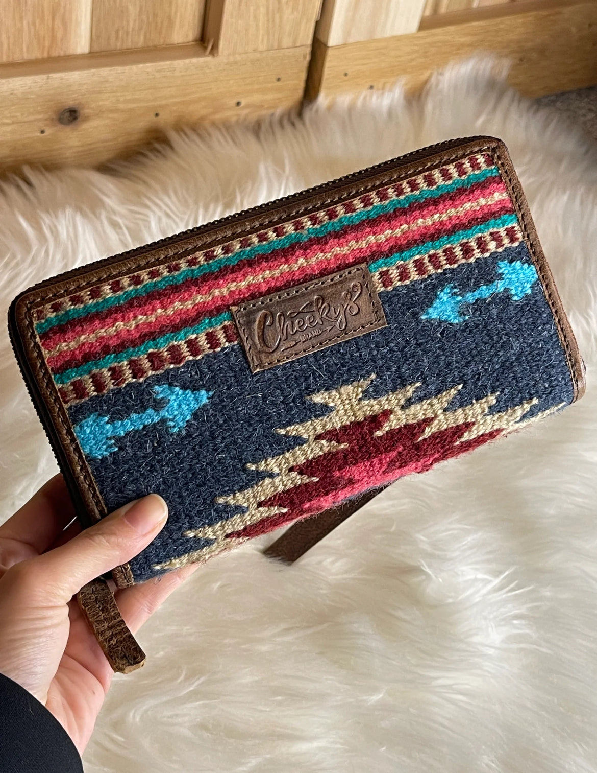 OBray Zip Up Saddleblanket Wallet- Cheekys