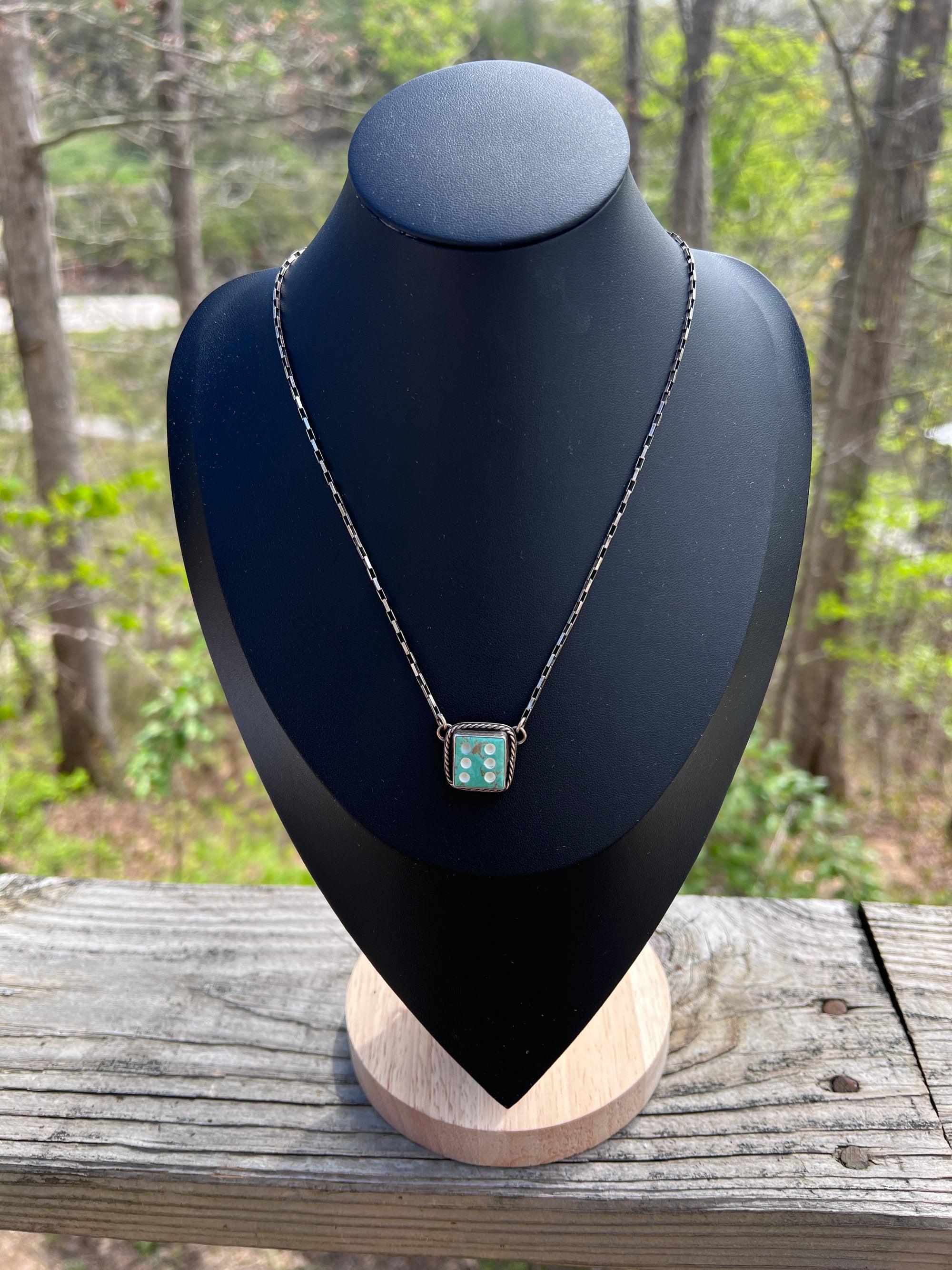 Kingman Dice Paperclip Chain Necklace