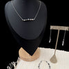 AAA Grade White Buffalo & Sterling Pearl Drop Earrings