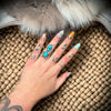 Vintage Two Stone Ring 5.5- Running Bear