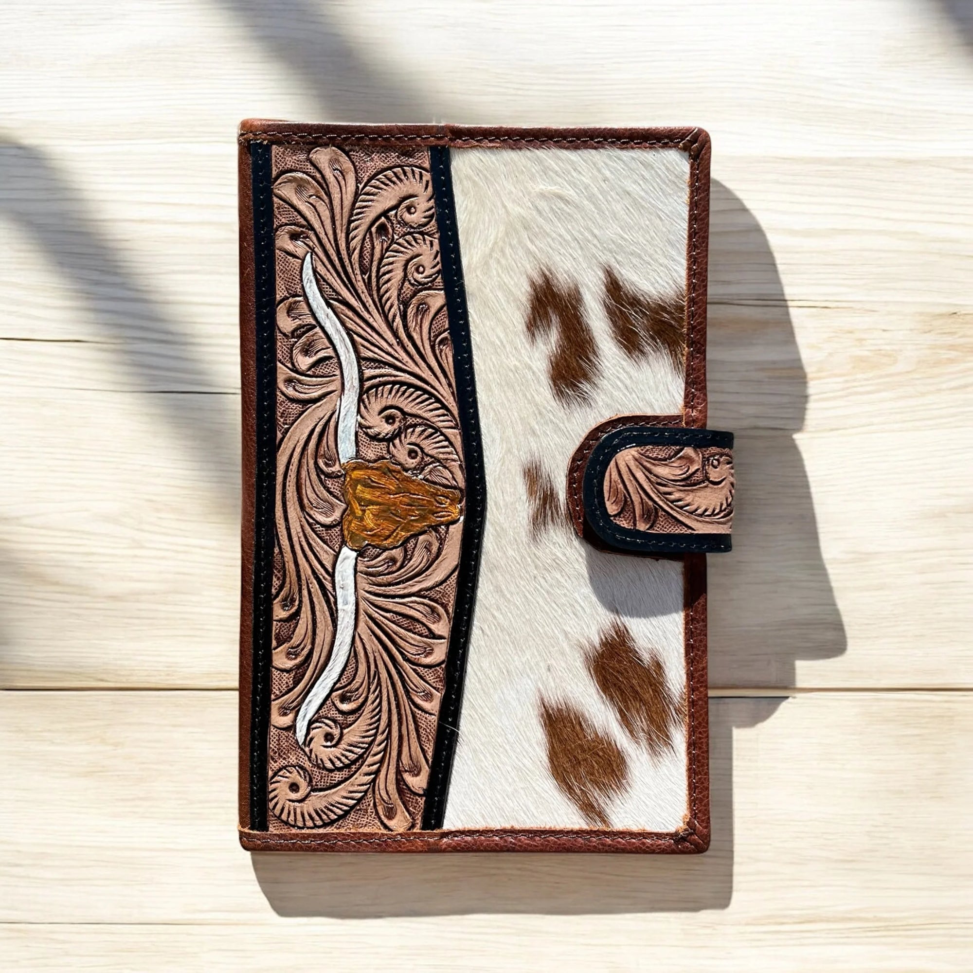 Longhorn Checkbook Wallet