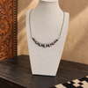 18" XL Cotton Candy Statement Pearl Bar Necklace