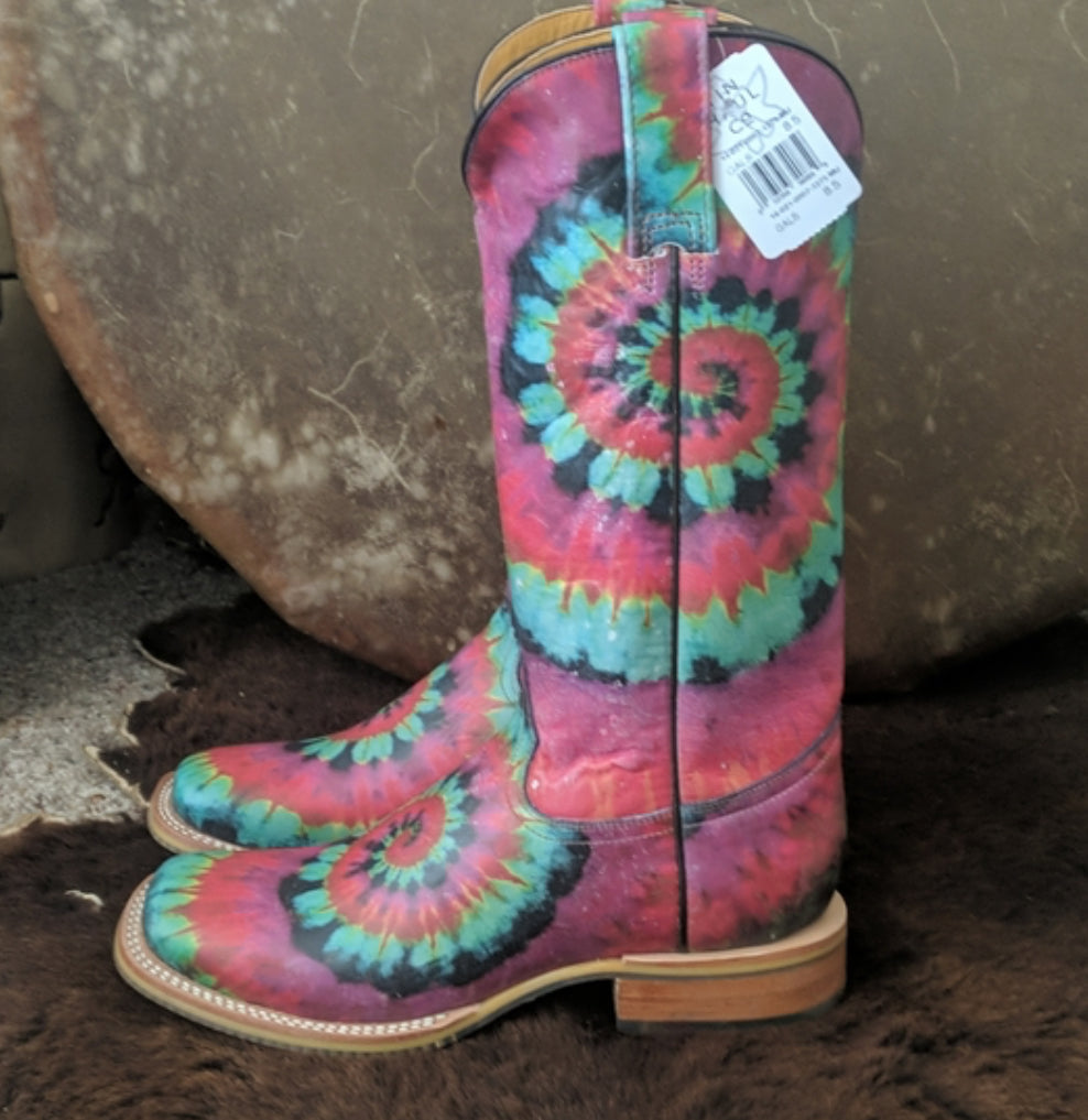 TinHaul Womens Groovy Boots: Multicolor