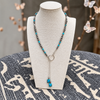 DreamMore Pull Through Blue Copper Mohave Butterfly Lariat