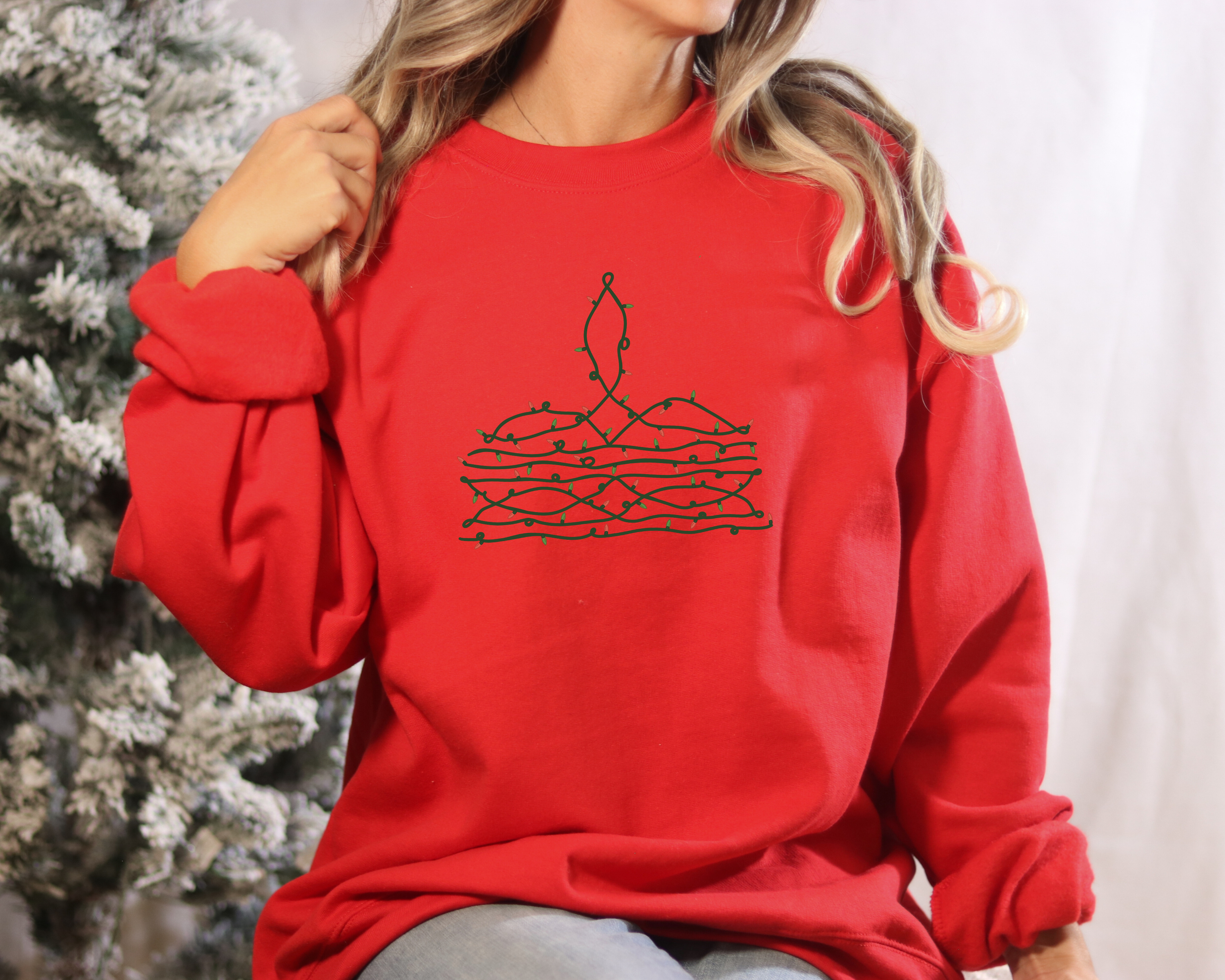 Boot Stitch Christmas - Choose Color-TEE or CREW