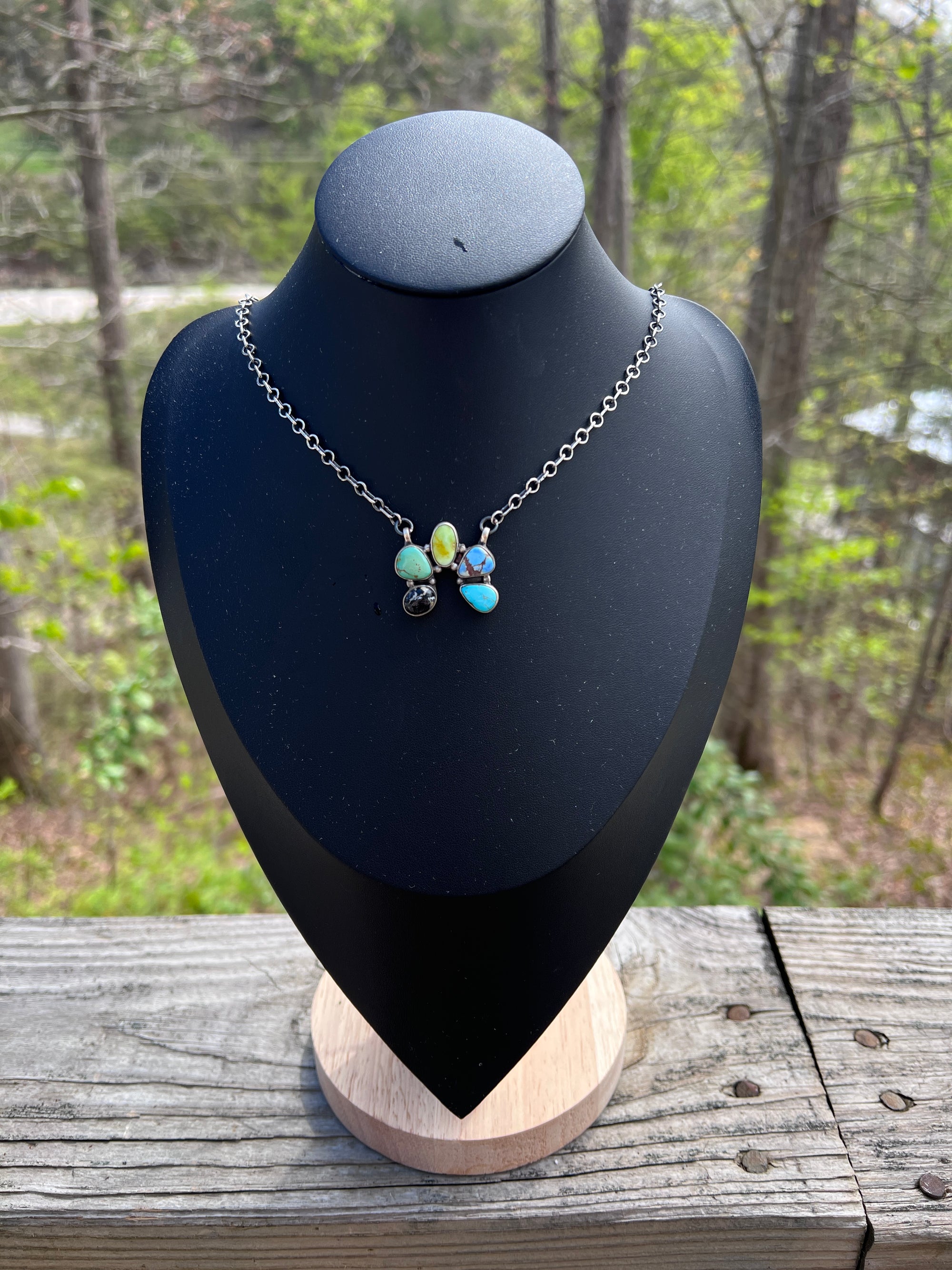 5 Stone Naja Necklace