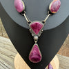 Purple Spiny & Sterling Lariat Set- Kyla