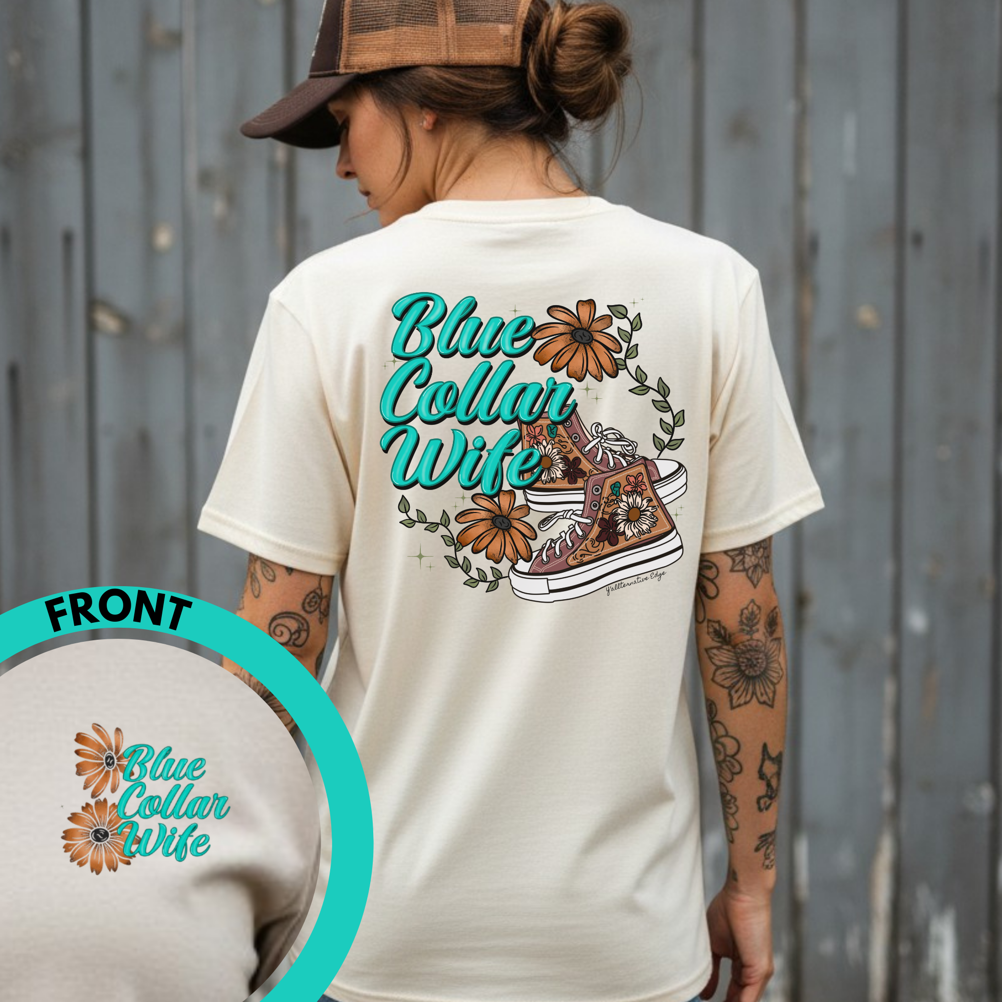 Blue Collar Wife -Basic or Comfort Colors