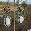 Tri-Stone Statement Dangles