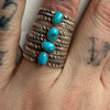 Twist Band Stacker Rings- Caroline Tsosie