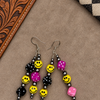 2.75" Dice & Smiley Dangle Earrings
