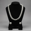 Tim Thompson Navajo Sterling Silver Stamped Necklace & Earring Set