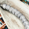 Tim Thompson Navajo Sterling Silver Stamped Necklace & Earring Set