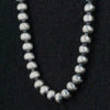 Sterling Silver Handmade Navajo Pearl Necklace- 60" 6mm Round Pearls by Dorinda Mariano