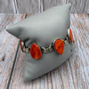 Orange Spiny Link Bracelet- Melissa Yazzie