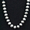 Dorinda Mariano Handmade Sterling Silver Navajo Pearl Necklaces, 20”-30”