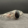 Black Onyx & Sterling Cuff- Yazzie