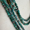 Turquoise Nugget & Sterling Pearl Necklace (Several Lengths) - Hand Strung by Reva Goodluck