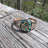 Vintage Marcella James Gold Inlay Cuff