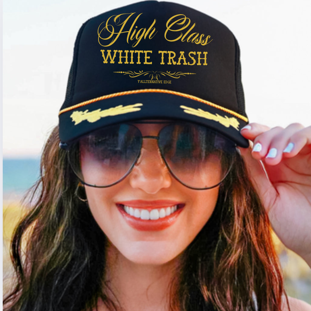 Trashy Side Captains Trucker