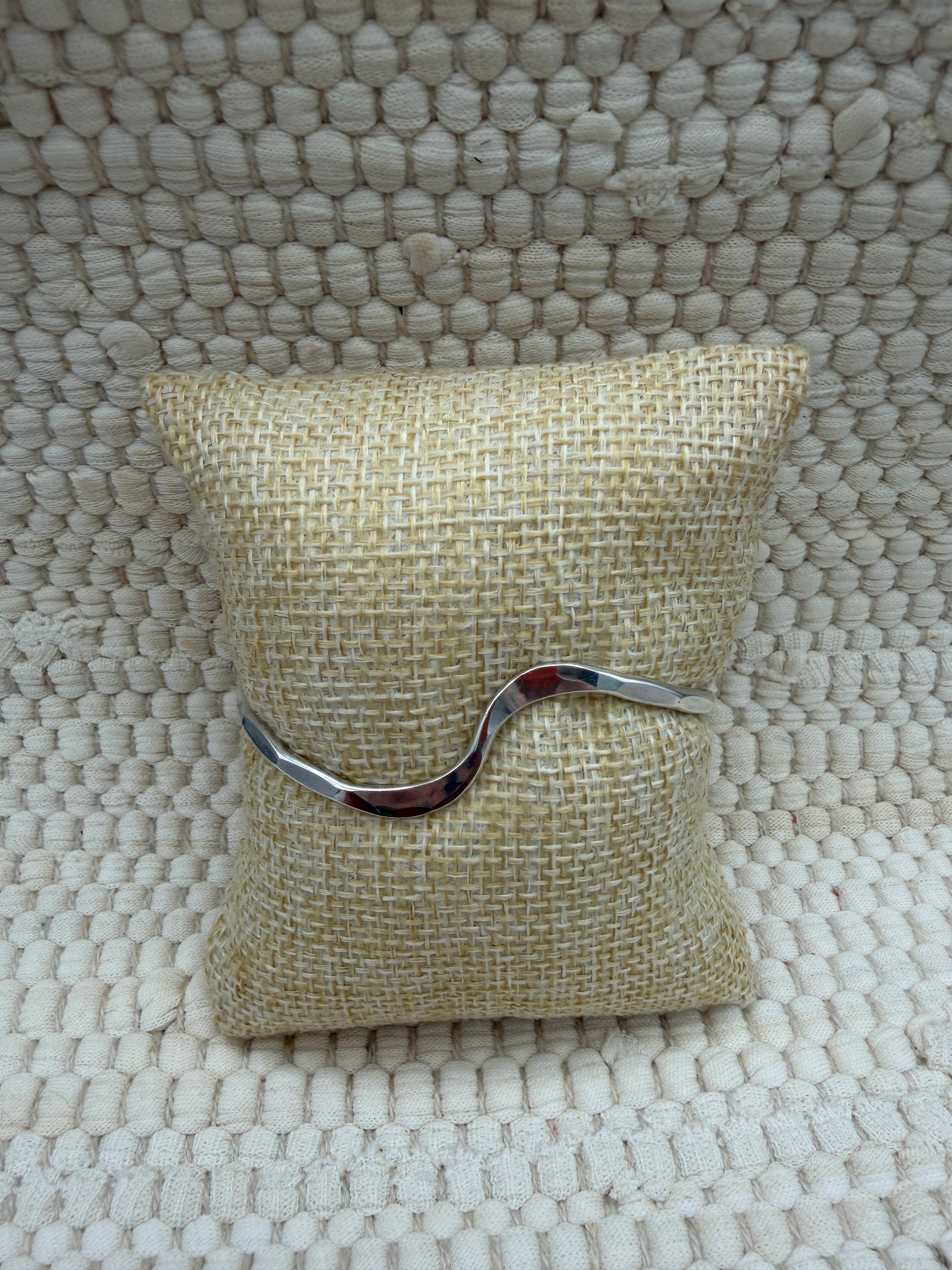 Sterling Silver Wave Cuff