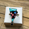 ⚡ Sterling Opal Adjustable Lightning Bolt Rings ⚡