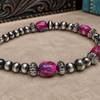 6.75" Purple Mohave T-Clasp Bracelet