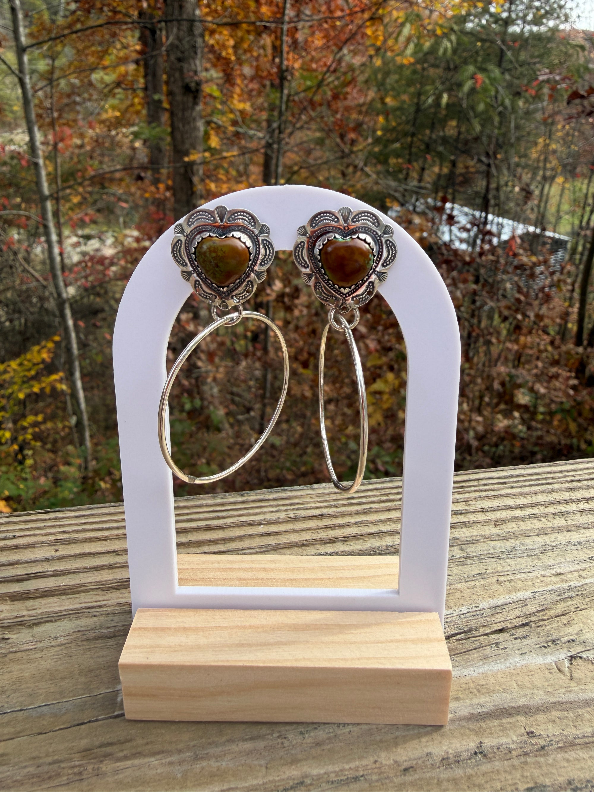 Merle House Royston Heart Hoops