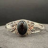 Black Onyx & Sterling Cuff- Yazzie