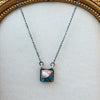 Square White Buffalo Johnny Dixon Bar Necklace- Choice Of 3