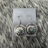 Joan Begay Kingman Concho Earrings