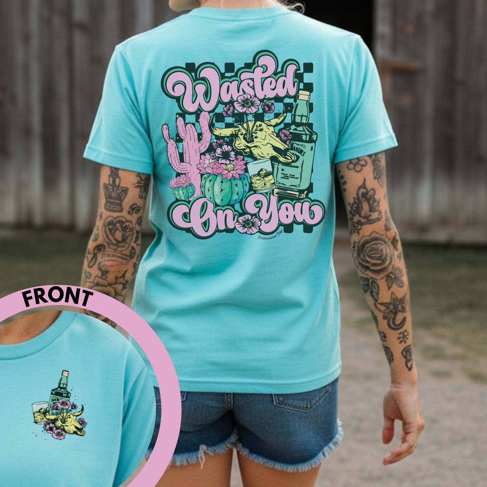 Wasted On You-Basic or Comfort Colors