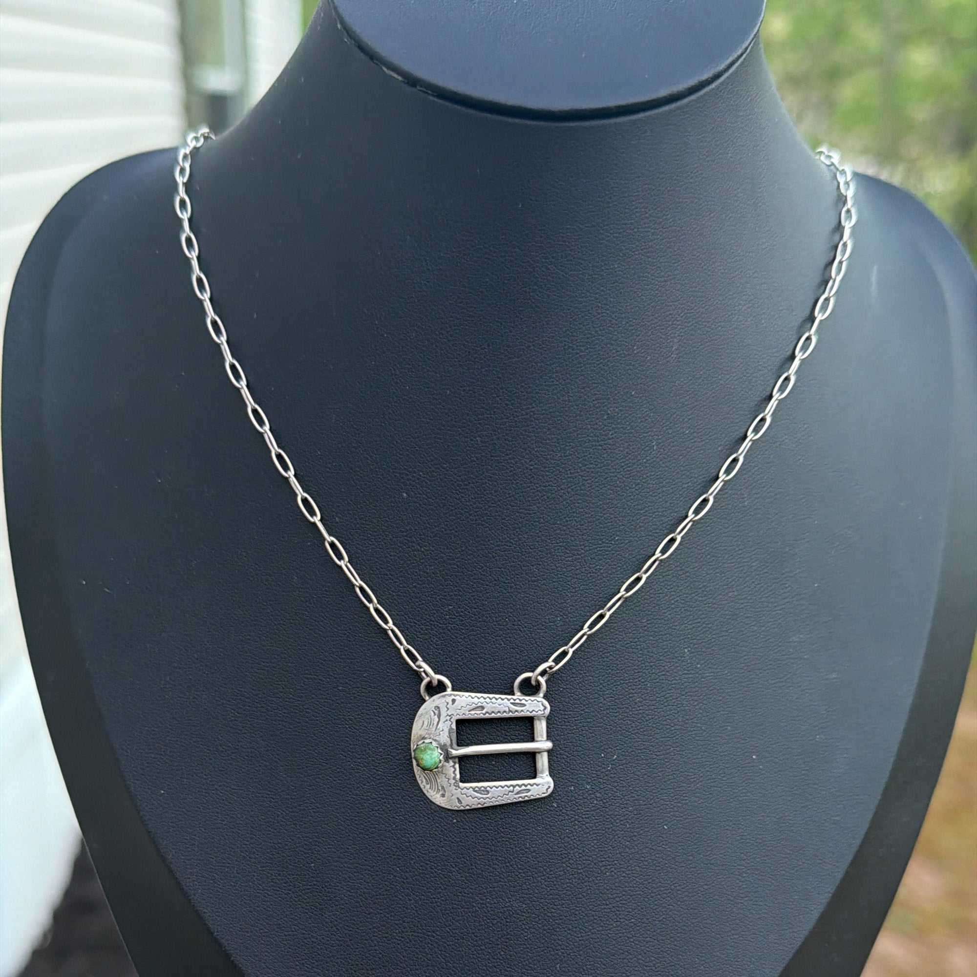 Sonoran Gold Buckle Necklace-Native