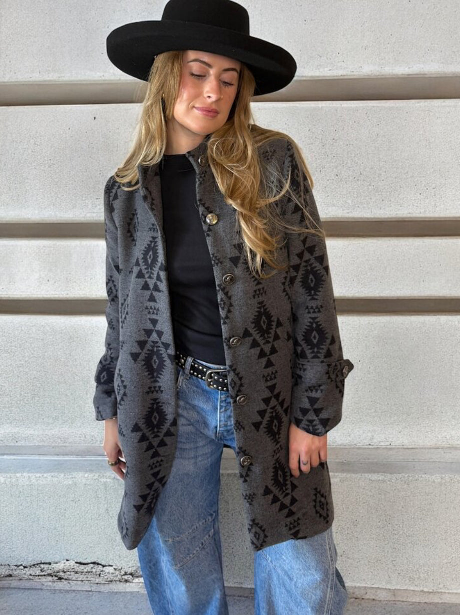 Cowgirl Button Down Coat
