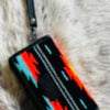Neon Lights Saddleblanket Clutch