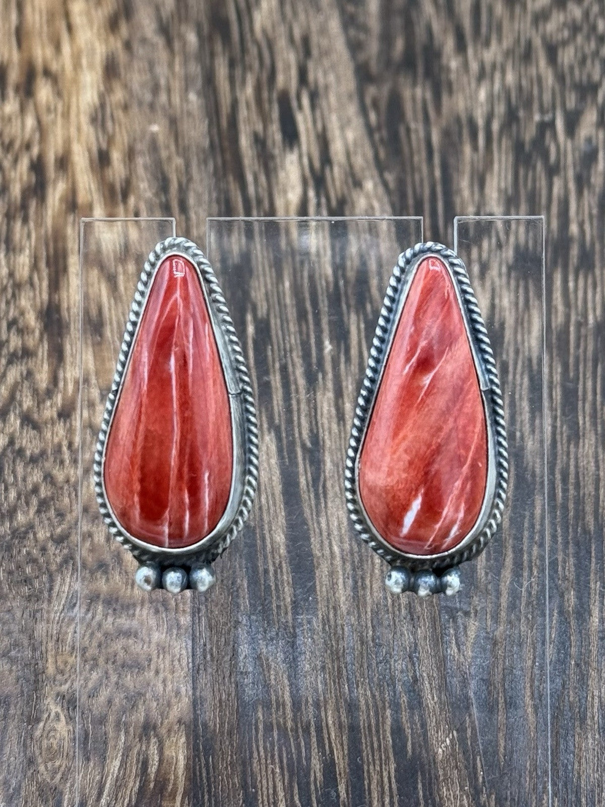 Red Spiny XL Studs
