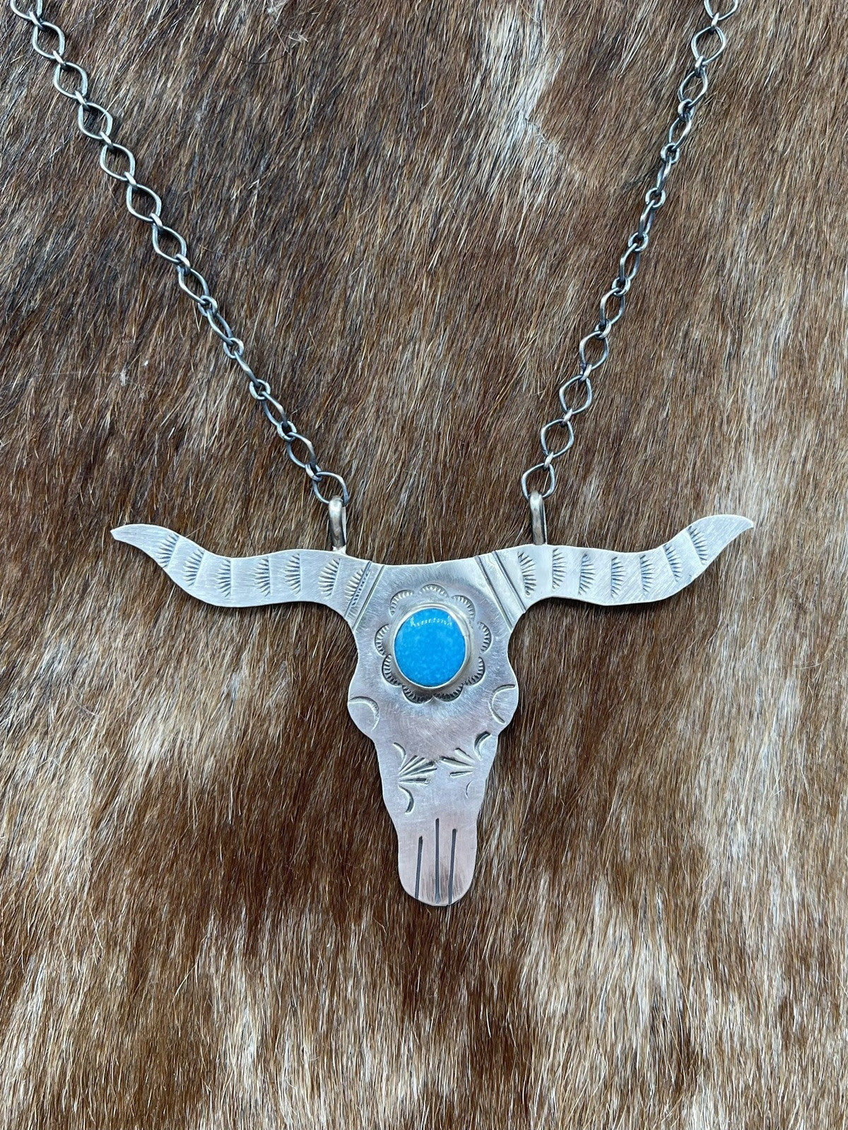 Longhorn Necklace- Betta Lee- RETAIL $249.99