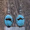 Blue Glacier Turquoise Dangle Earrings Byron B.