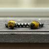 Heavy Bumblebee Jasper Fixed Native Cuff