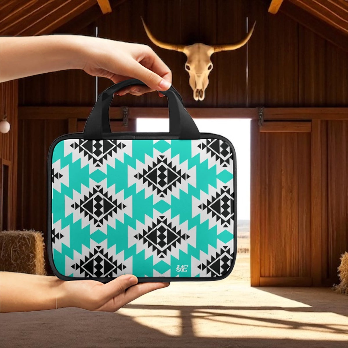 Aqua Aztec Bible Cover