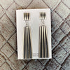 “The Beth” Hand Stamped Sterling Dangle Earrings
By Navajo artist Laeander Tahe