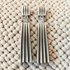 “The Beth” Hand Stamped Sterling Dangle Earrings
By Navajo artist Laeander Tahe