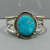 Leslie Nez Sonoran Rose Turquoise Cuff – Navajo Made