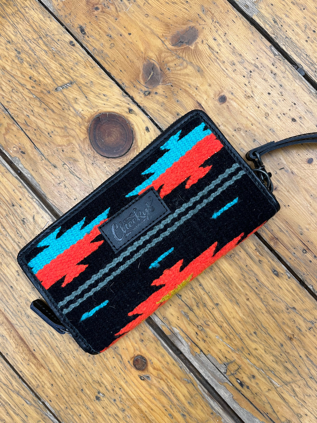 Neon Lights Saddleblanket Clutch